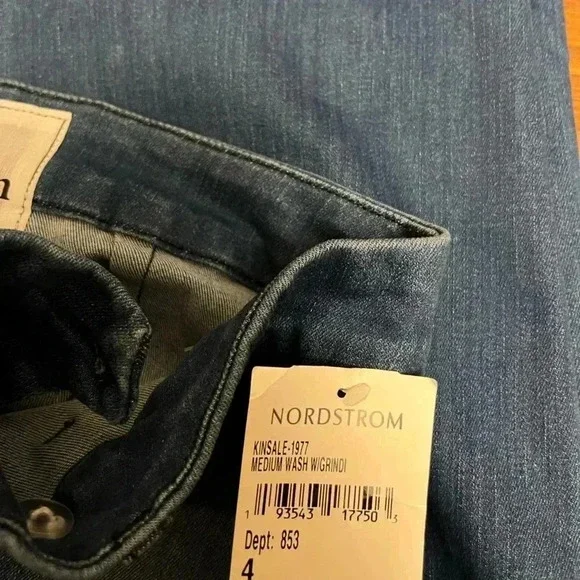 NWT Frank & Eileen Kinsale Performance Crop Pants Jeans Blue 4